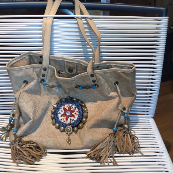 Dassios handbag. Hand embroidered bought for $1200 - Picture 1 of 8